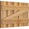 Ekena Millwork Spaced Board-n-Batten Shutters w/Z-Bar, Rough Sawn Western Red Cedar, 28 7/8W x 18H, PR RBS06Z29X018RWR - alternate 5